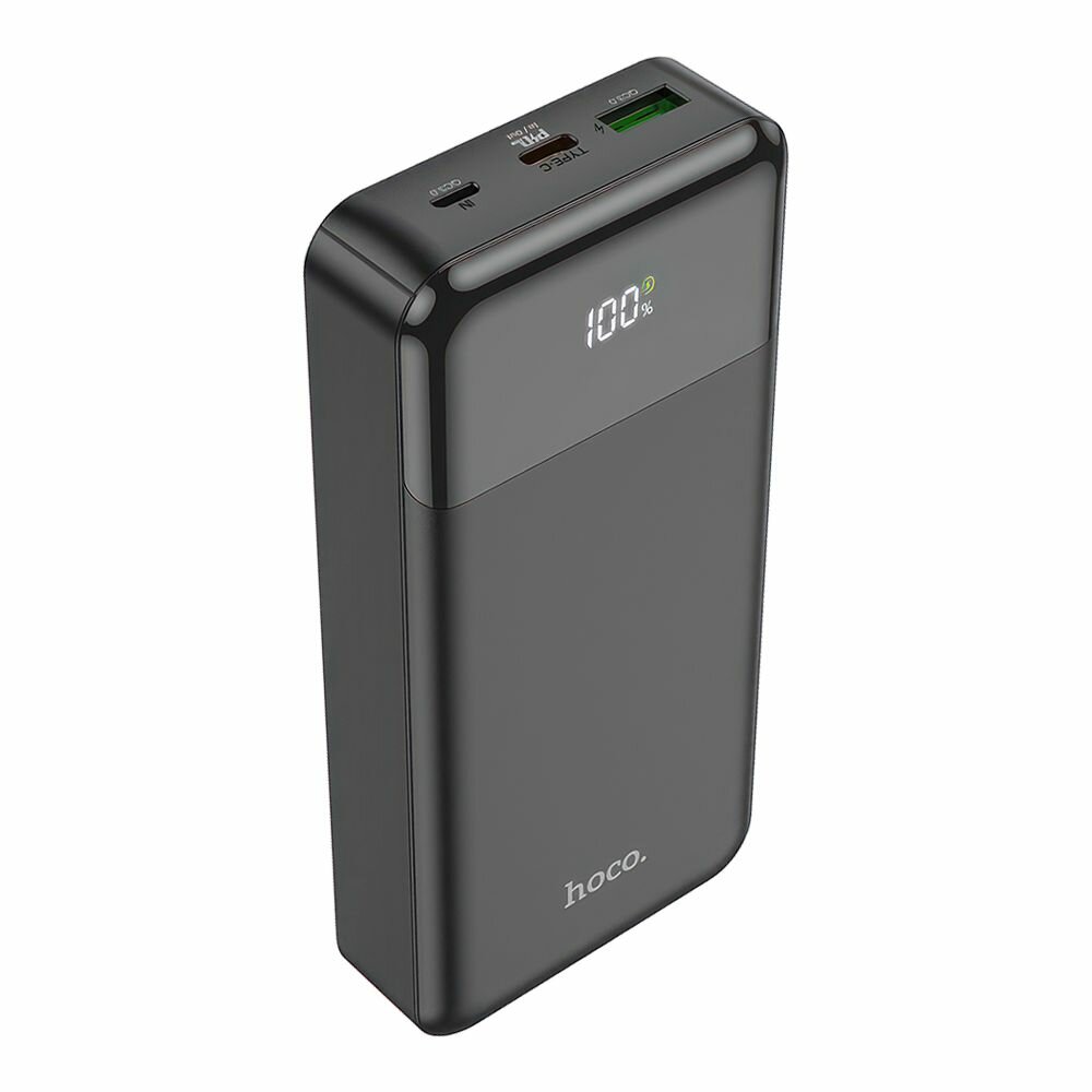 Внешний АКБ HOCO J102A Cool Figure 20000 mAh, 1xUSB, 1xUSB-C, 3А, QC 3.0, PD20W, LED дисплей, Li-Pol