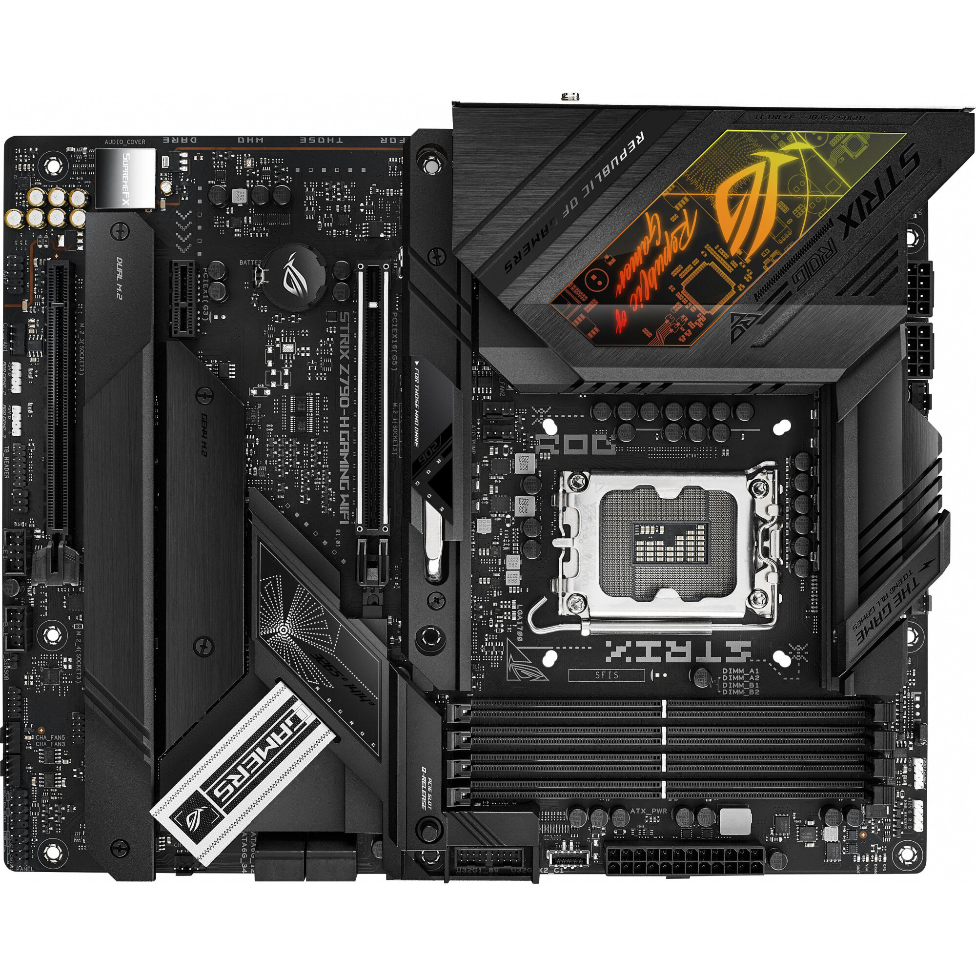 Материнская плата Asus ROG STRIX Z790-H GAMING WIFI, Soc-1700, Intel Z790, ATX