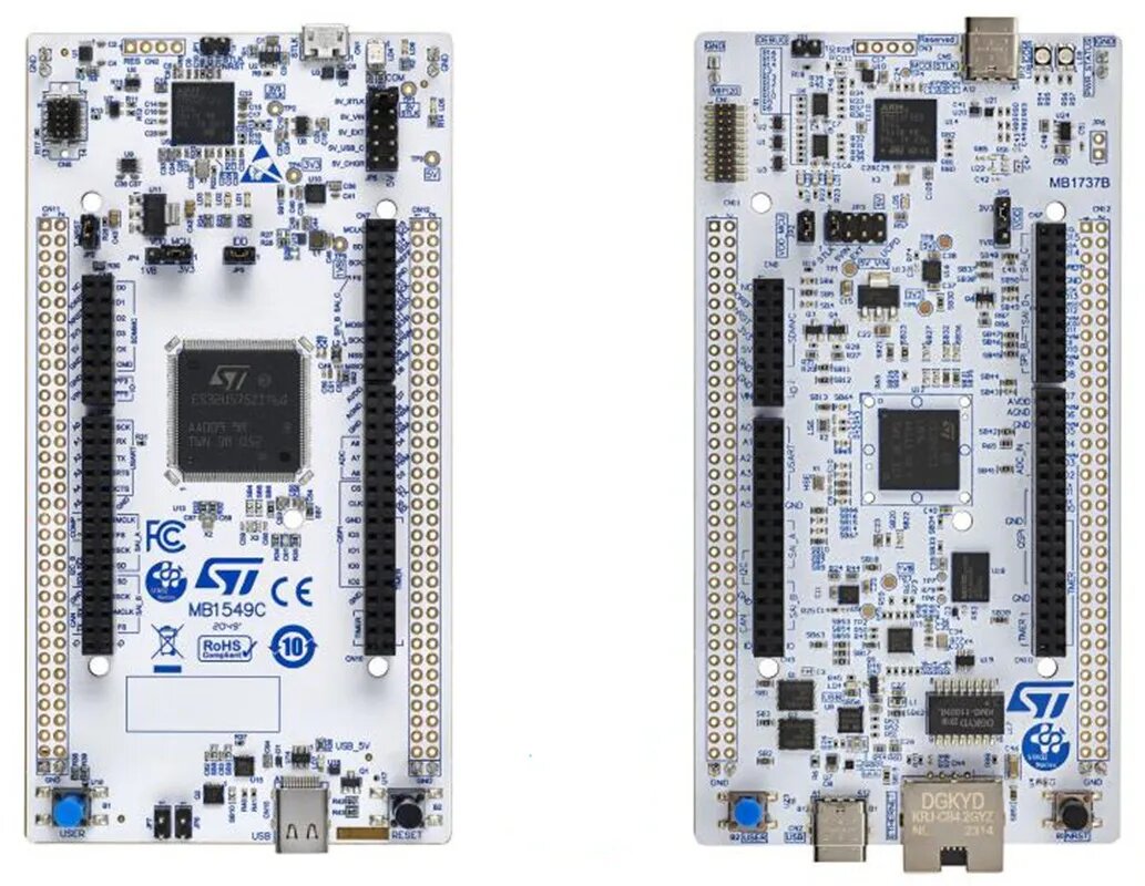 Детская электронная плата STMICROELECTRONICS, модель stm32h755 Стыковая, 32 бит