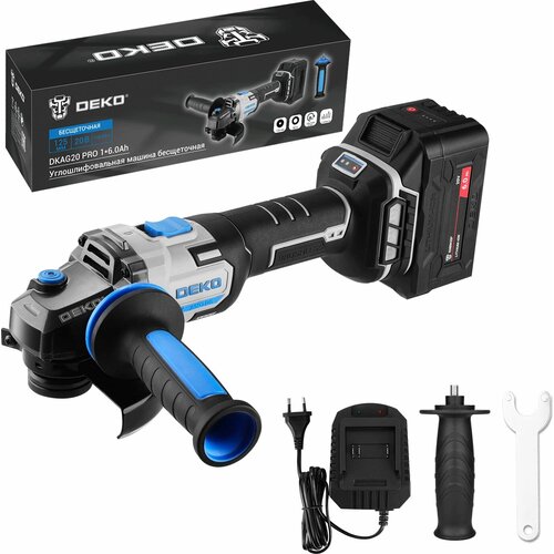 Deko DKAG20 PRO 9000об/мин рез. шпин: M14 d=125мм (085-1073)