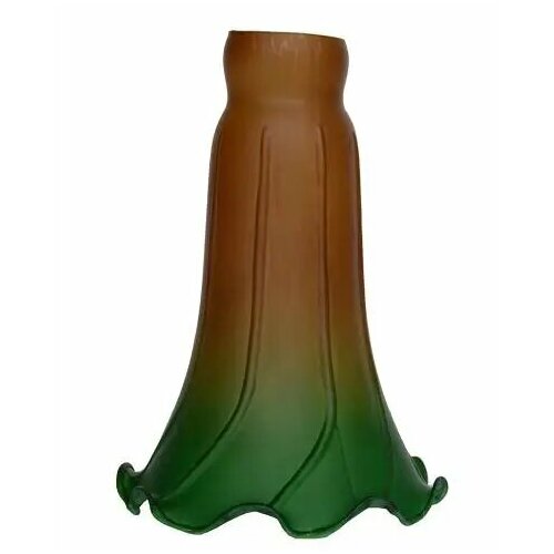 Стеклянный абажур для пруда и лилии amber green Изумрудный 1757₽