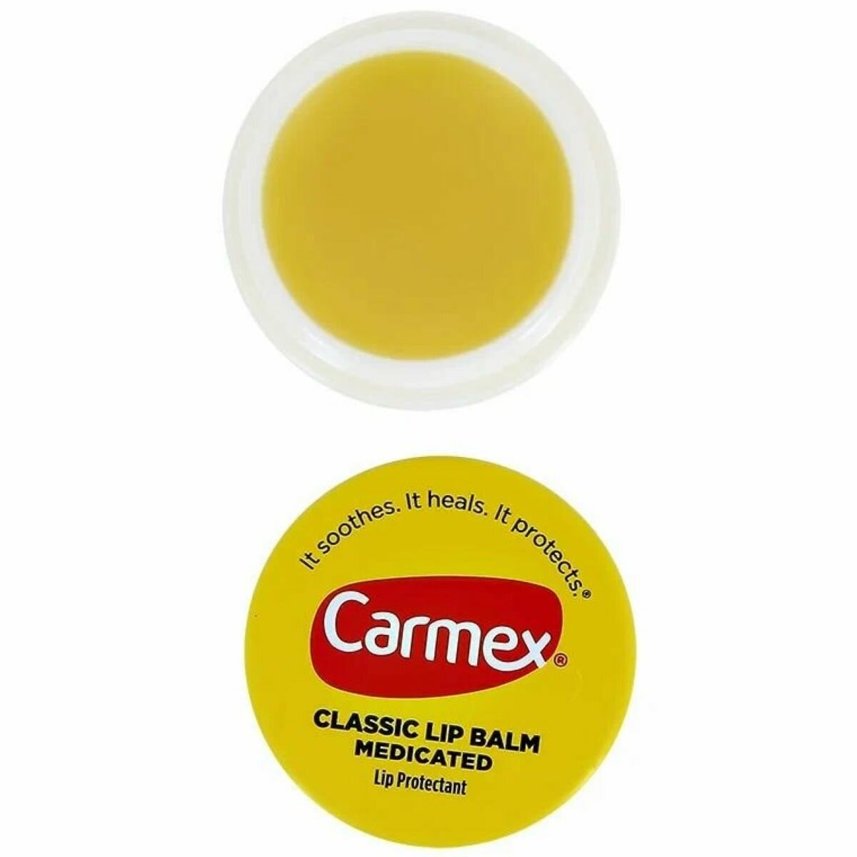 Бальзам для губ классический Carmex Classic Lip Balm баночка, 1 шт 7,5 г — фото 1
