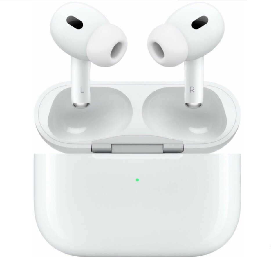 Беспроводные наушники Apple Airpods PRO 2 MagSafe USB-C , ANC (с шумоподавлением), White / белые — фото 1