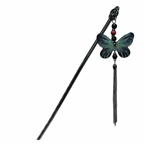 Элегантная заколка для волос в древнем стиле, вьющийся головной убор с кисточками-бабочками женщин и девочек, аксессуары вечеринок