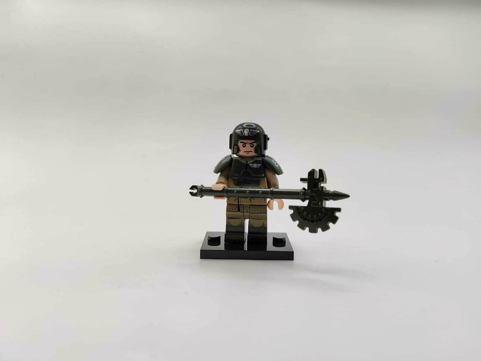 Минифигурка "Гвардеец инженер", фигурка война из Warhammer, совместима с конструкторами Lego — фото 1