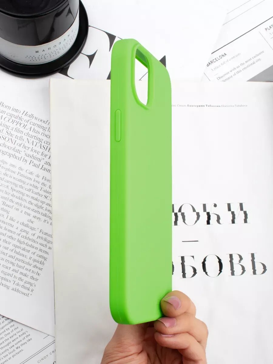 Чехол на iPhone 15 Plus силиконовый софт тач — фото 1