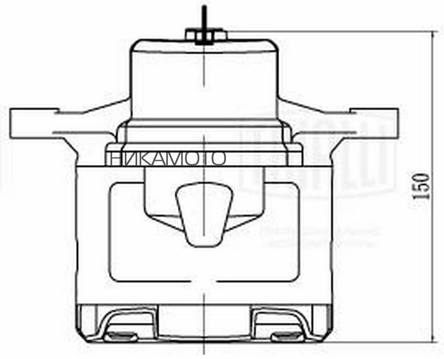 TRIALLI CF201202 Суппорт тормозной HYUNDAI TUCSON III (15-)/IV (18-) перед. прав. D=60мм
