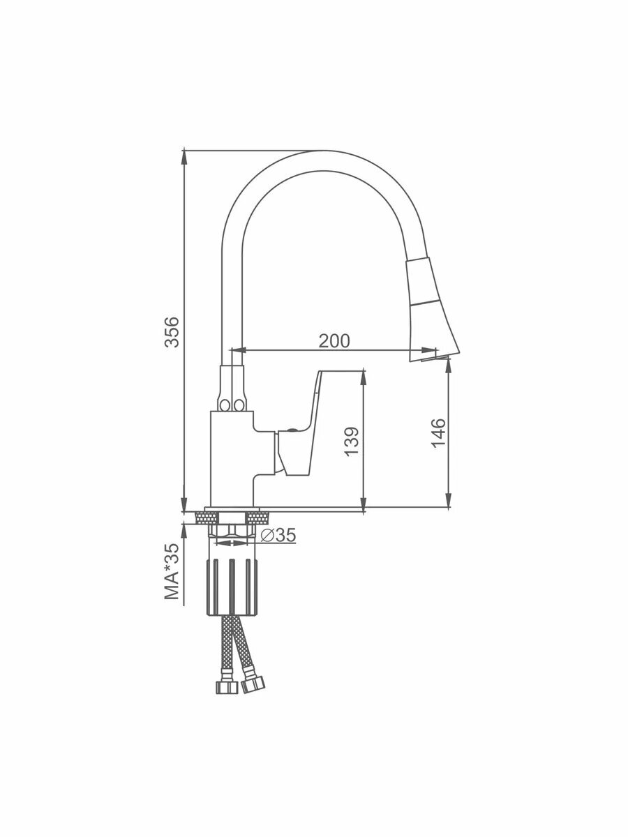 S41.43.03 Смеситель для кухни — фото 1