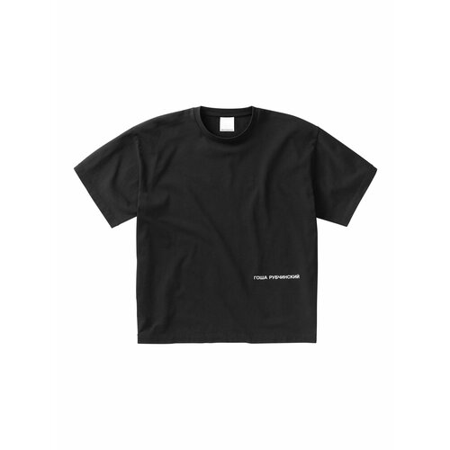 фото Футболка гоша рубчинский, 1 шт., размер xs, black