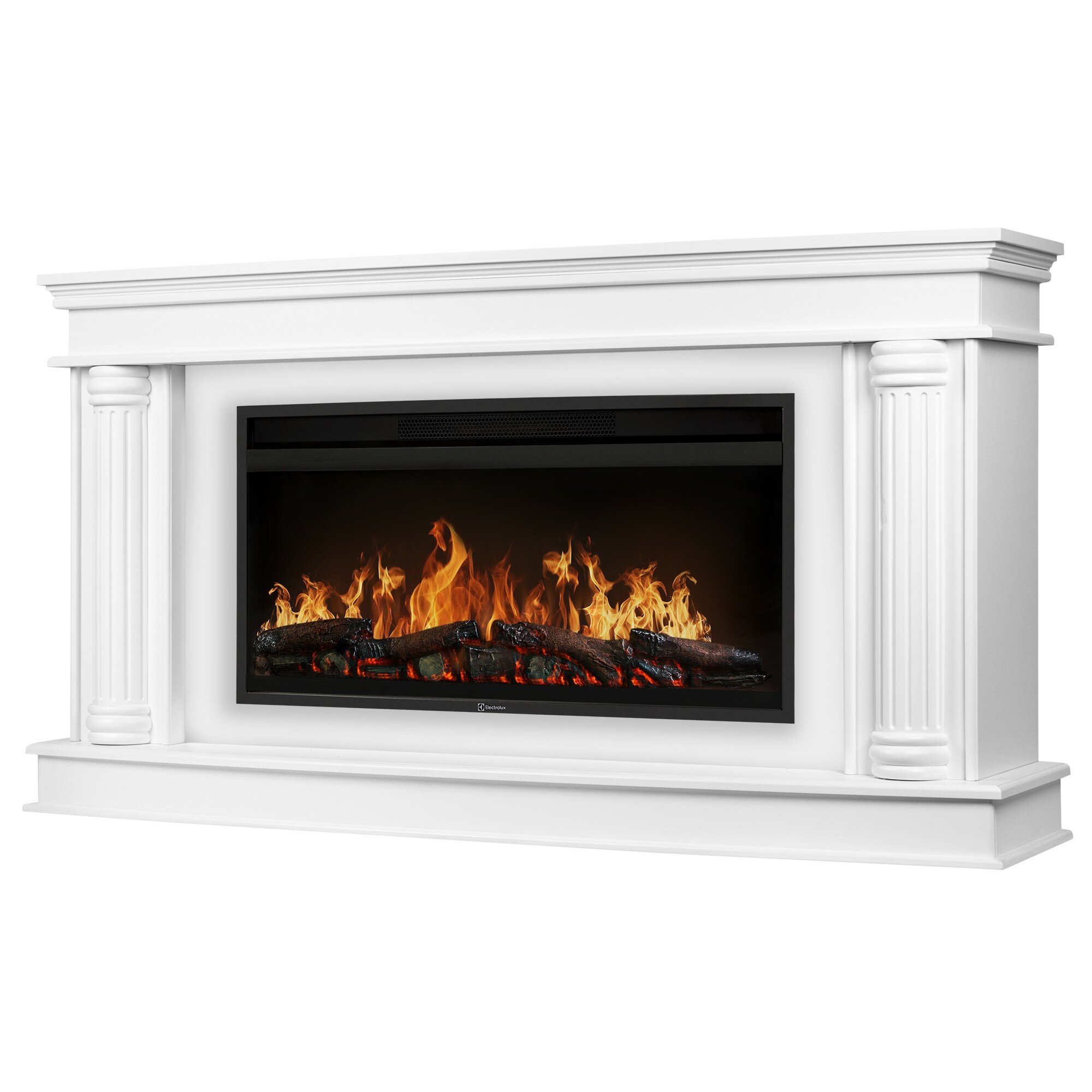 Каминокомплект: Очаг Electrolux EFP/P-3620LS портал Olympia 42/40/36 белый