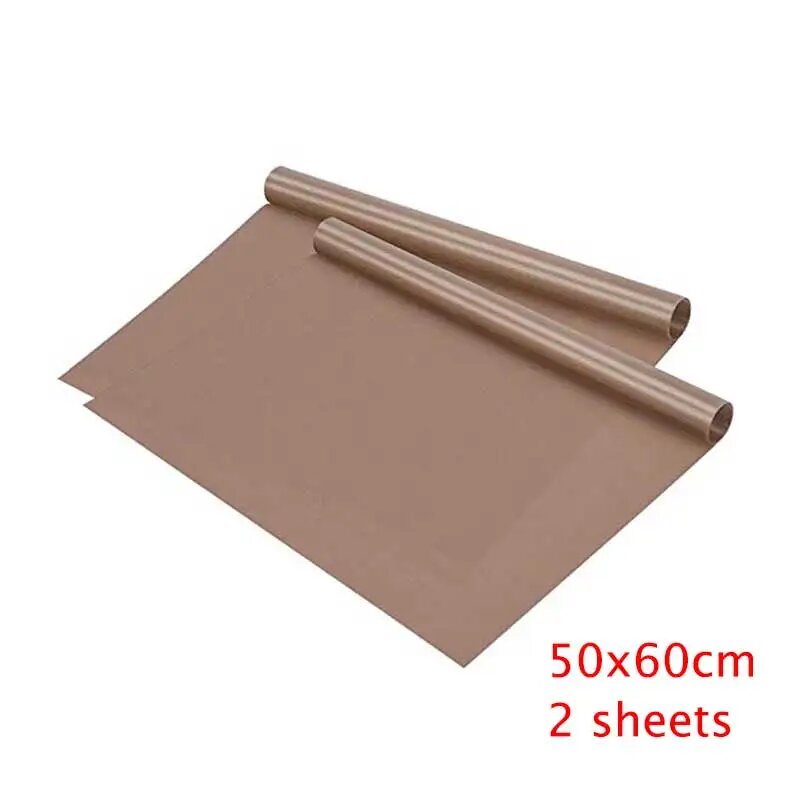 Многоразовые коврики для выпечки Saiyiren 1.25x30см 2.25x100см 3.50x100-900см для термотрансфера Коричневый