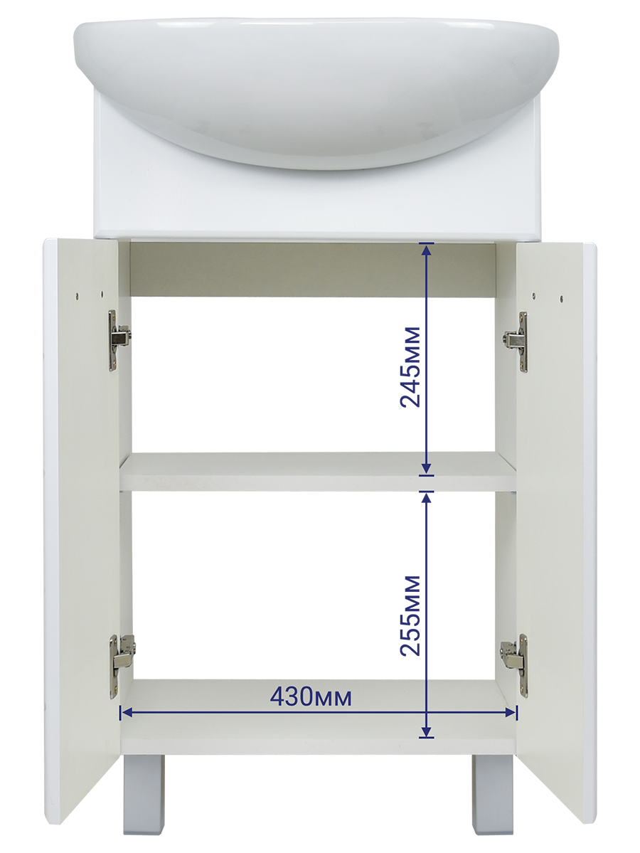 Тумба под раковину 9912.495 ВЕГА 50 см Doratiz - фото №6