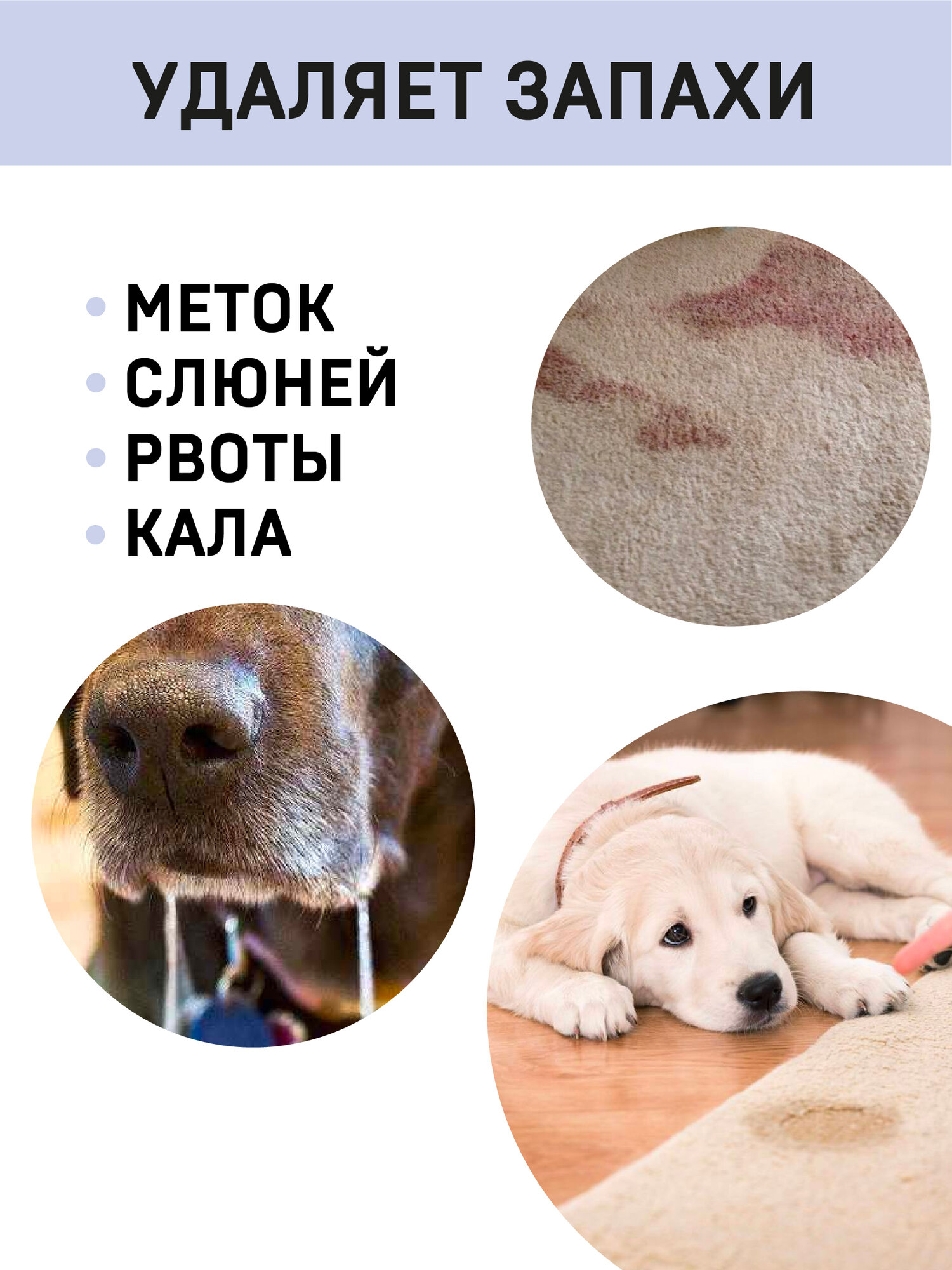 Нейтрализатор запаха животных, против меток собак, Wellroom, 500мл — фото 1