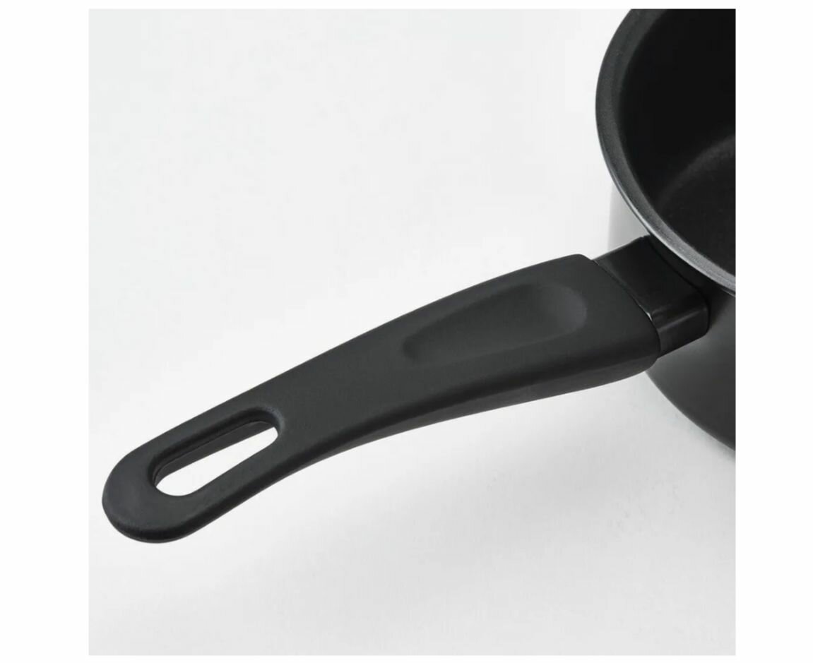 Картинки Ковш HEMLAGAD 50462215, алюминий, антипригарное покрытие, черный