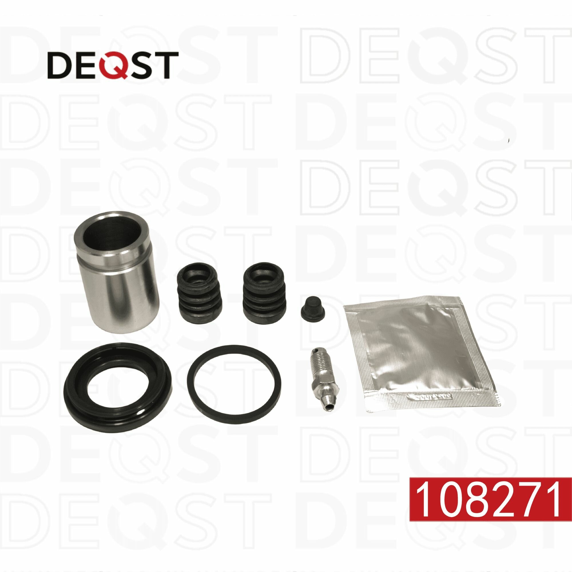 Ремкомплект суппорта Deqst 108271 с поршнем с поршим Chevrolet Epica, Evanda (05-), Daewoo Evanda (05-