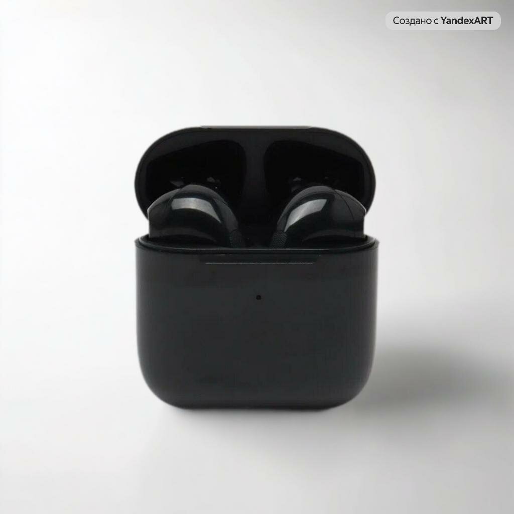 Наушник bluetooth Pro5 black, 120часов время работы с кейсом