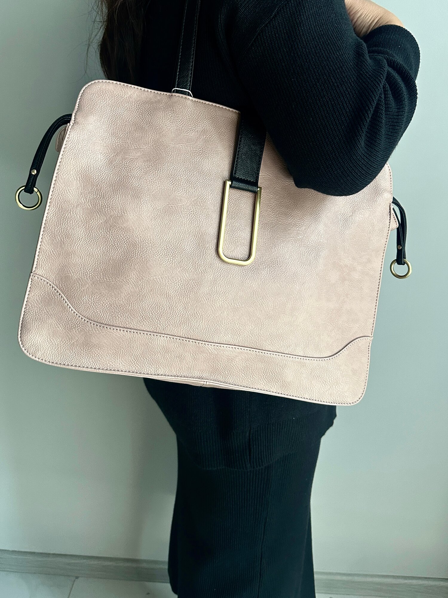 Сумка тоут INK Тоут, 2 шт., темно-розовый — фото 1