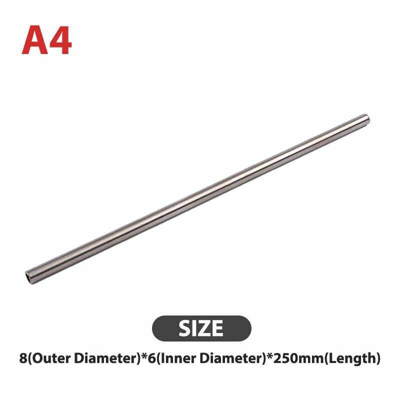 (Одиночная нота разрезана на 25 см волосы) 304 из нержавеющей стали круглая трубка капиллярная