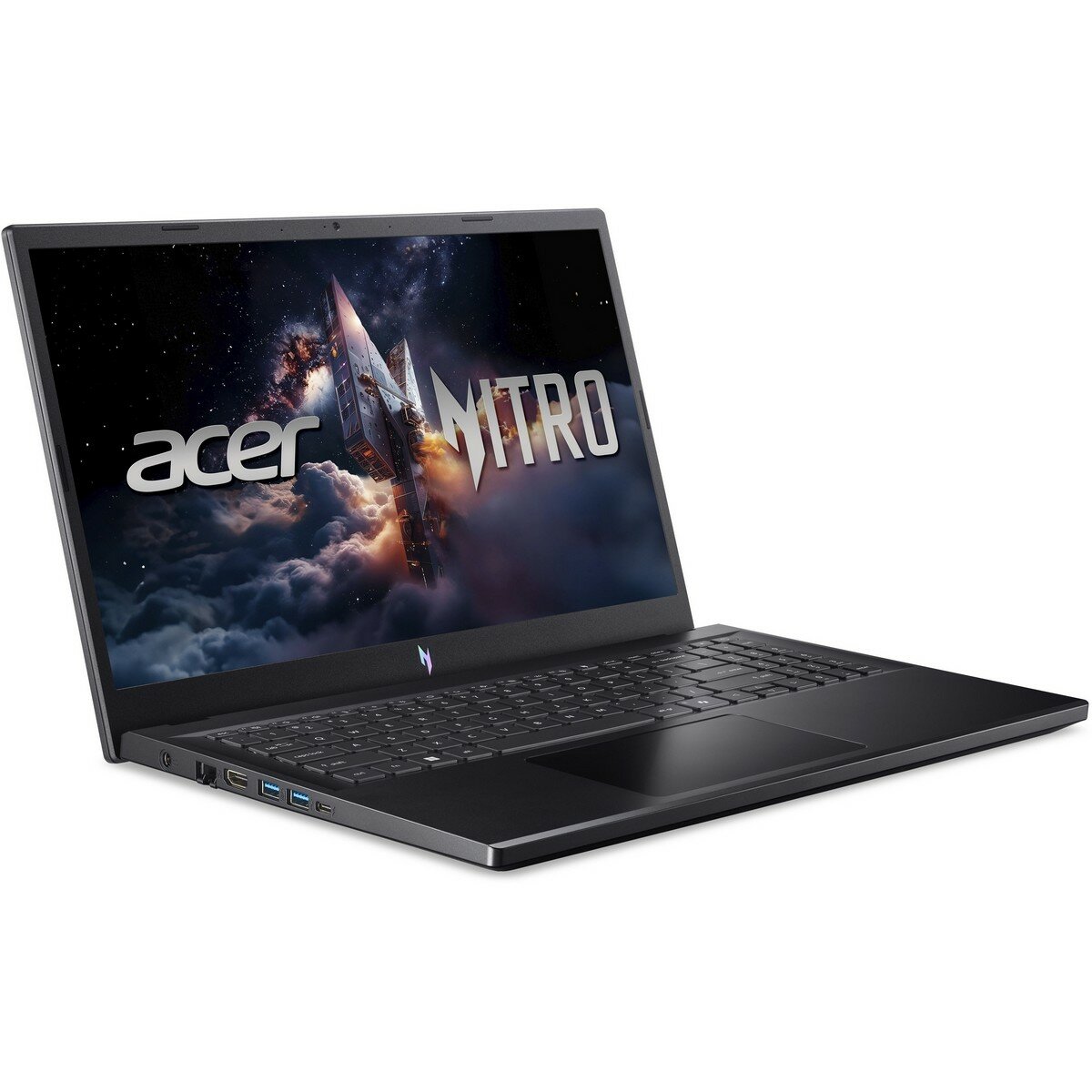 Ноутбук игровой Acer Nitro V 15 ANV15-52-92DD Intel Core i9-13900H, 16ГБ, 512 ГБ, NVIDIA GeForce RTX 5060 (8 Гб), 15.6" 1920x1080 165Гц IPS, noOS (NH. QZ8EM.001) — фото 1