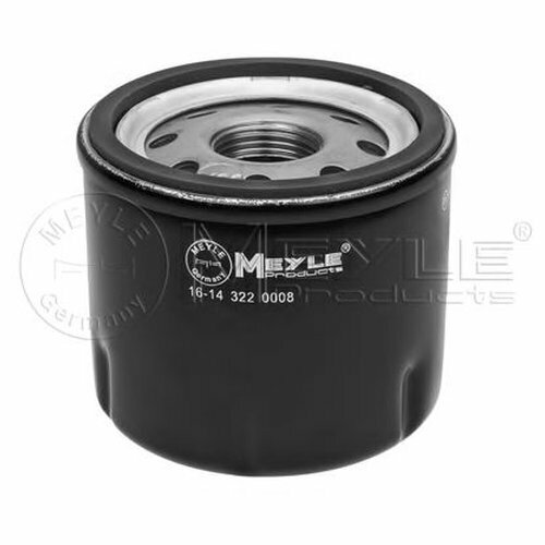 Фильтр масляный Meyle 16-14 322 0008 для Dacia Logan (2004-н. в.), Nissan KUBISTAR X76 (2003-н. в.), Renault Clio (1998-н. в.)