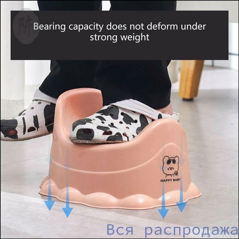 Детский дорожный горшок популярный, оснащен крышкой