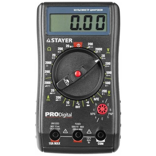 Цифровой мультиметр STAYER PRODigital 45310