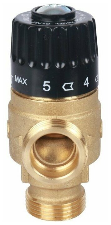 SVM-0125-186520 STOUT Термостатический смесительный клапан для систем отопления и ГВС 3/4" НР 30-65°С KV 1,8 - фотография № 4