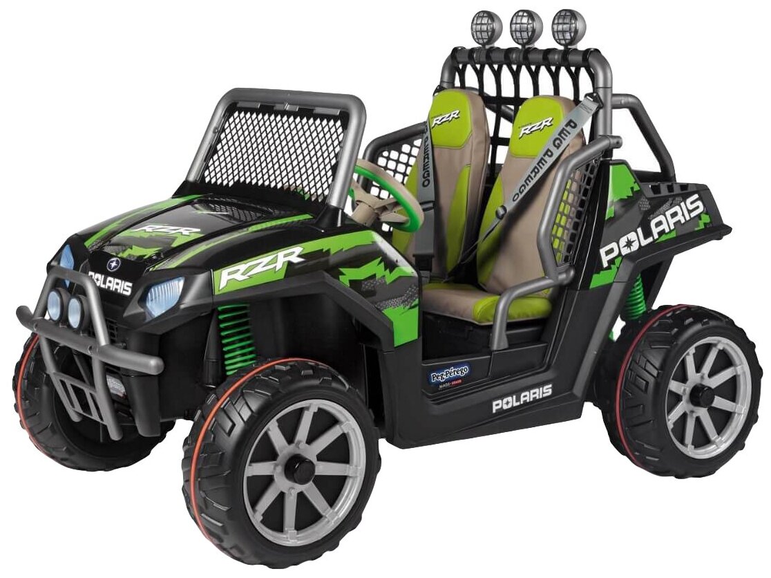 Детский электромобиль Peg Perego Polaris Ranger RZR Green Shadow 2019