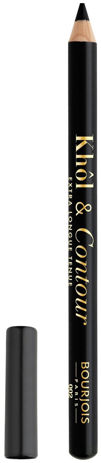 Bourjois карандаш-кайал для глаз Khol & Contour, оттенок 02 Ultra black