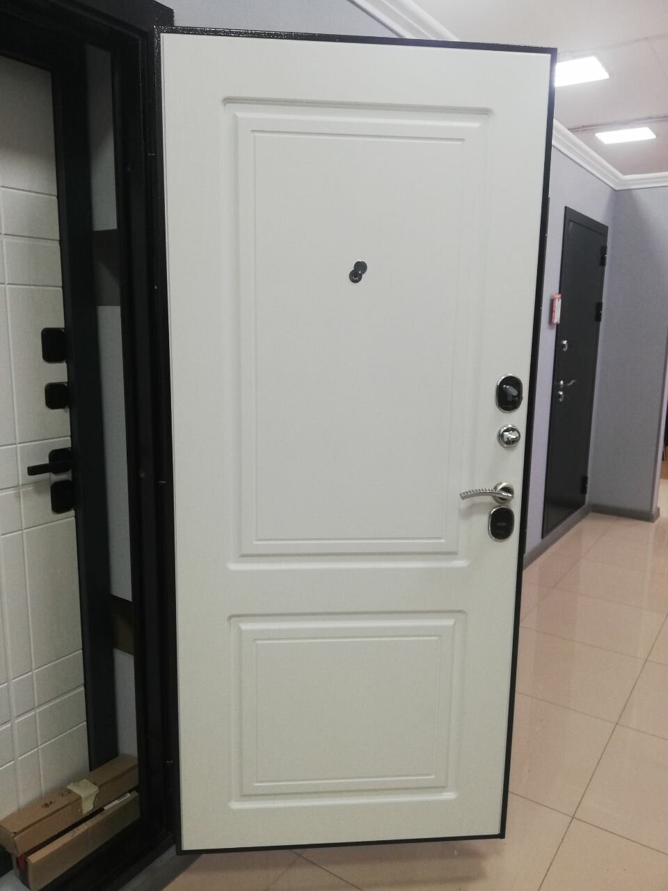Входная дверь Tandoor "Дипломат", Цвет: Медный антик - белый ясень 860*2050*90мм Правая - фотография № 8