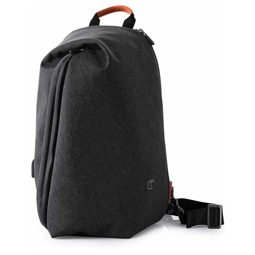 фото Сумка-рюкзак tangcool, текстиль, черный