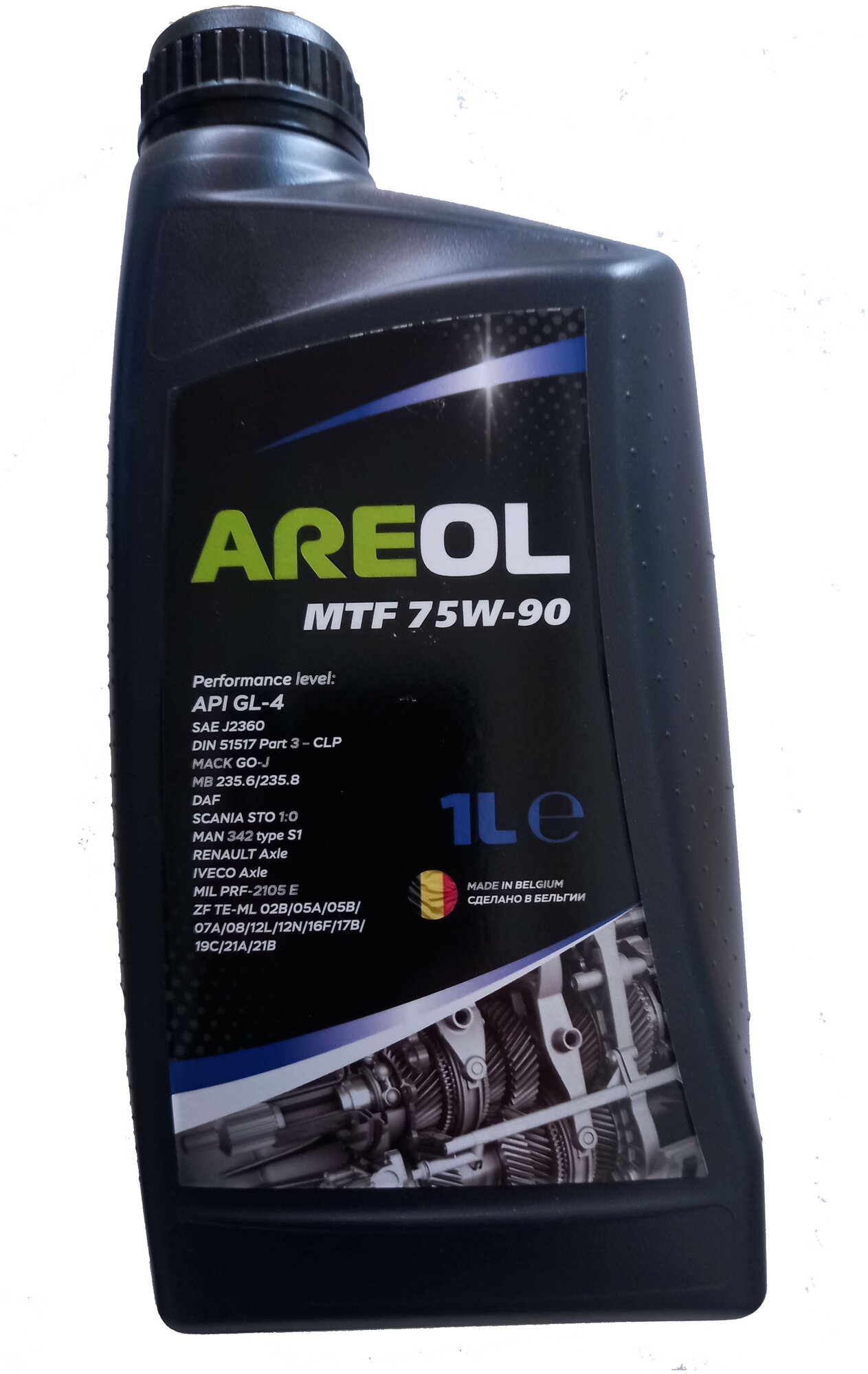 Areol Mtf 75w90 (1л) Полусинт. Трансм. Масло Для Робот. И Мкпп Api Gl-4 Mb 235.6/235.8 AREOL арт. 75W90AR085