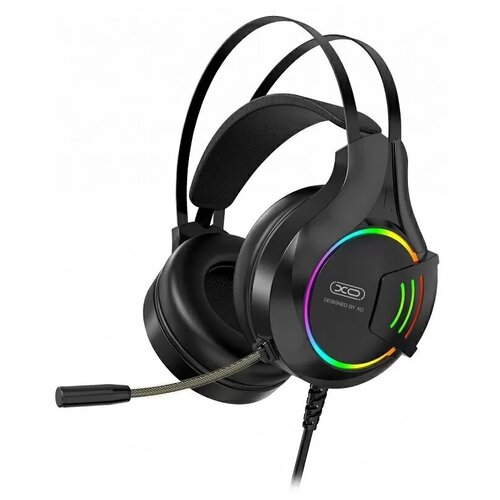Наушники проводные накладные xomobile GE-04 RGB черные 139900₽