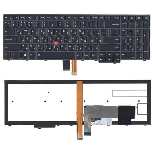 Клавиатура keyboard 0C01700 для ноутбука Lenovo ThinkPad Edge E530 E531 E535 Series черная с подсветкой 3664₽