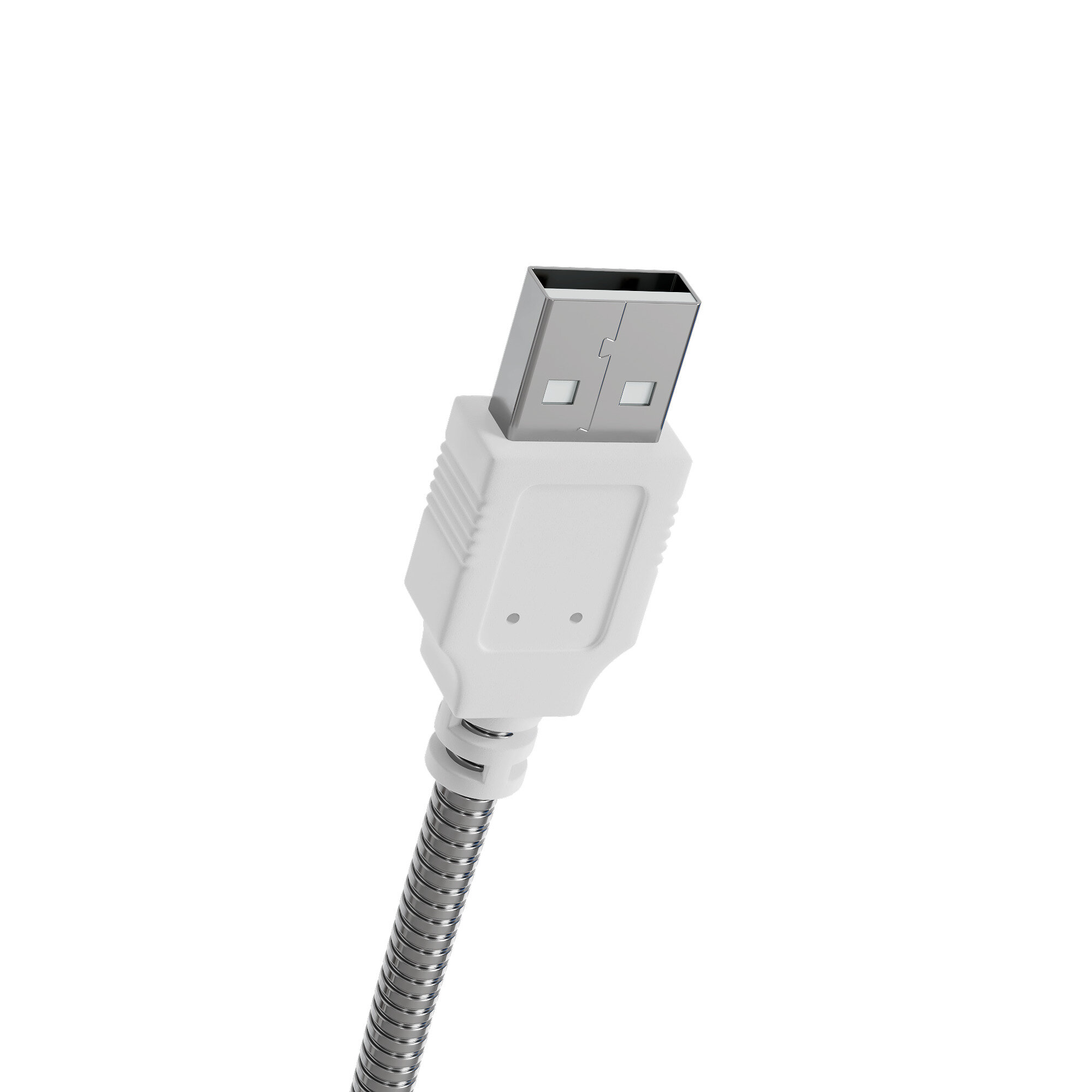 Компактный настольный мини USB вентилятор GSMIN гибкий портативный, работает от PowerBank, Ноутбука, Компьютера (Синий) - фотография № 4