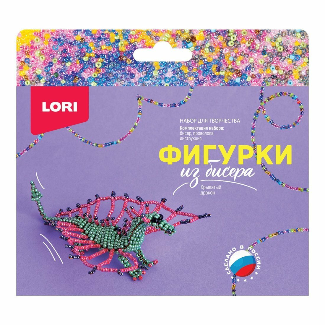 LORI Набор для бисероплетения Крылатый дракон