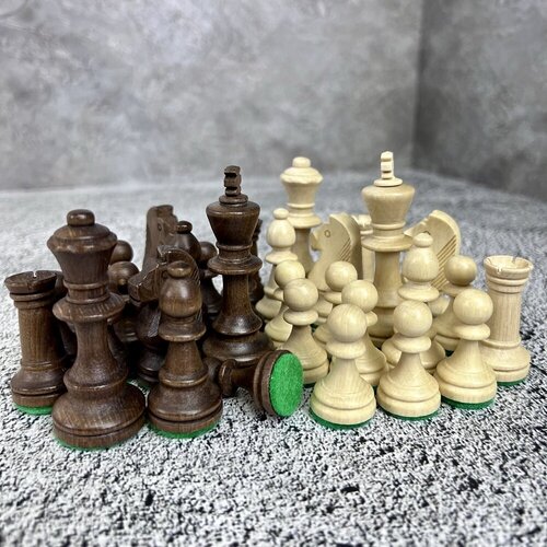 Шахматные фигуры деревянные Торнамент № 4(с утяжелителем)
