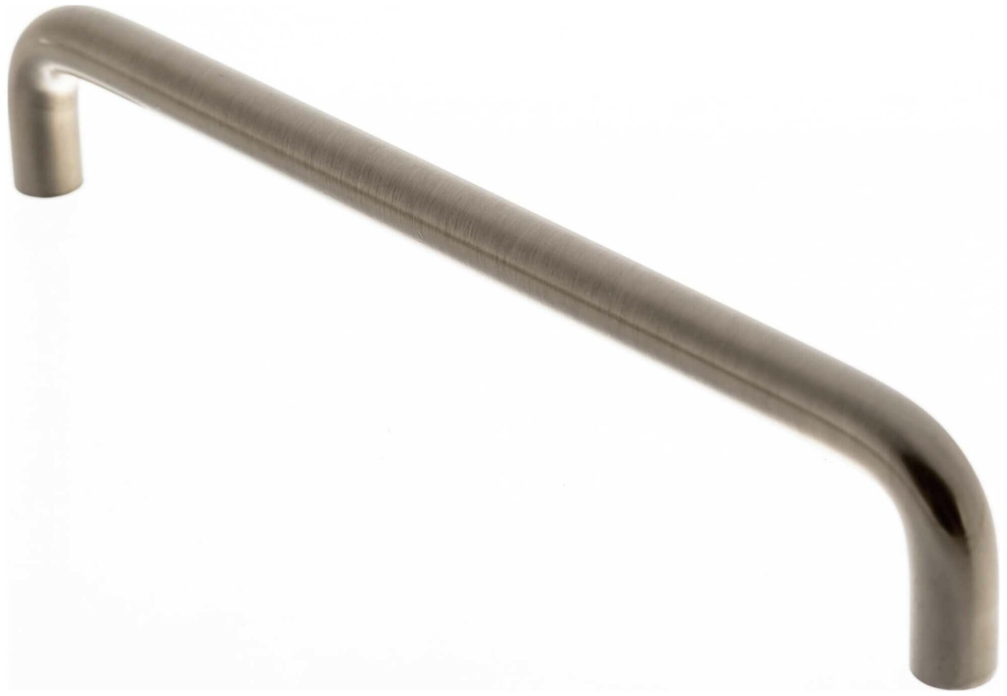 Мебельная ручка JET 107 м.ц. 160 мм, сталь, брашированный никель RQ107S.160BN55 - фотография № 1