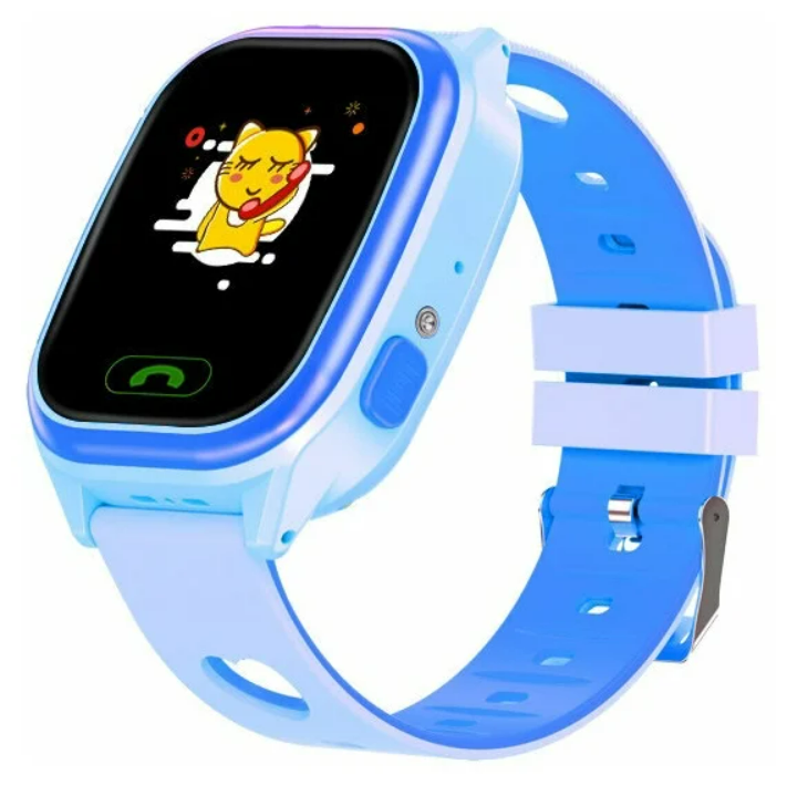 Детские умные часы Y85 KUPLACE/ Smart baby watch Y85 / Детские водонепроницаемые часы с GPS отслеживанием и функцией SOS, 40мм, голубой