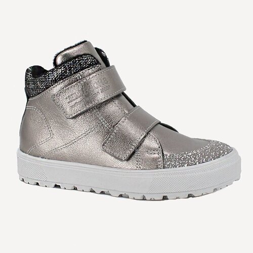 фото Ботинки лель, размер 35, серебряный