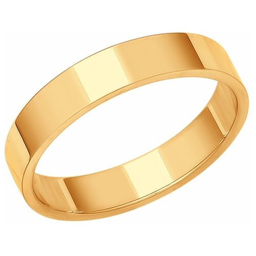 Кольцо Diamant красное золото, 585 проба, размер 19.5