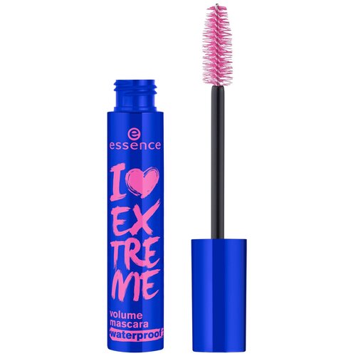 Тушь для ресниц ESSENCE I Love Extreme Volume Mascara Waterproof, черная