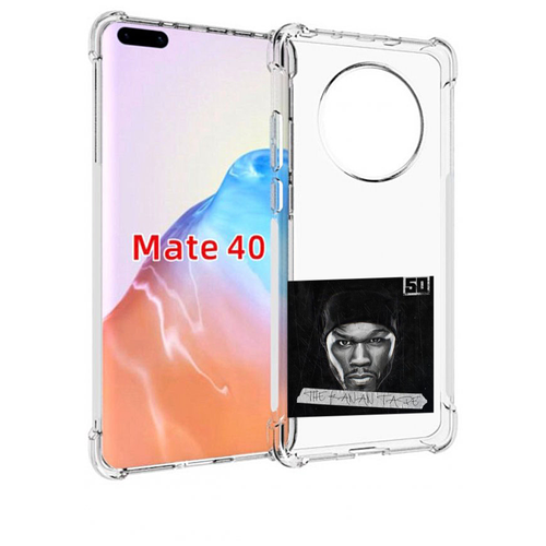 Чехол MyPads 50 Cent - The Kanan Tape для Huawei Mate 40 / Mate 40E задняя-панель-накладка-бампер
