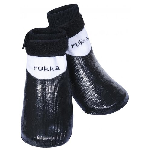 фото Носки для собак rukka pets rukka rubber socks размер 4 (4шт) чёрный