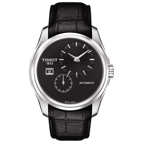 Наручные часы TISSOT T-Classic T035.428.16.051.00, серебряный, черный часы tissot couturier automatic small second t035 428 16 051 00