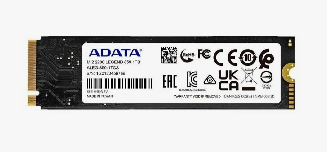 Твердотельный накопитель ADATA ALEG-850-1TCS - фото №4