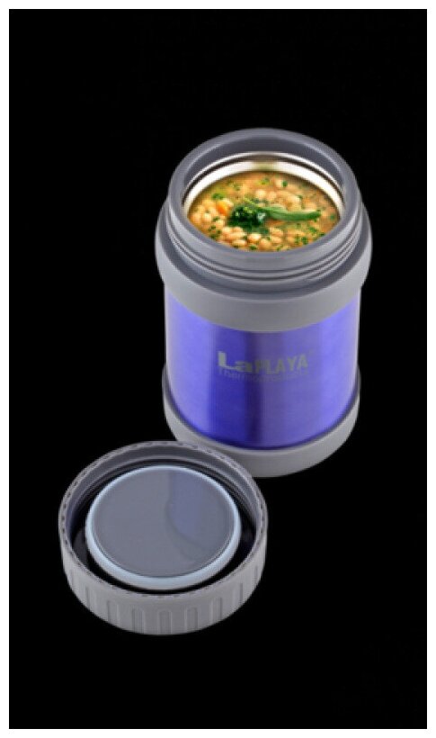 Термос для еды, супа или каши LaPlaya Food Container JMG 0,5 л красного цвета - фотография № 5