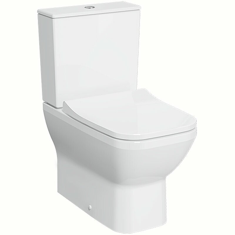 Унитаз компакт Vitra Integra Square Open-Back 9833B003-7205 с бачком и сиденьем Микролифт