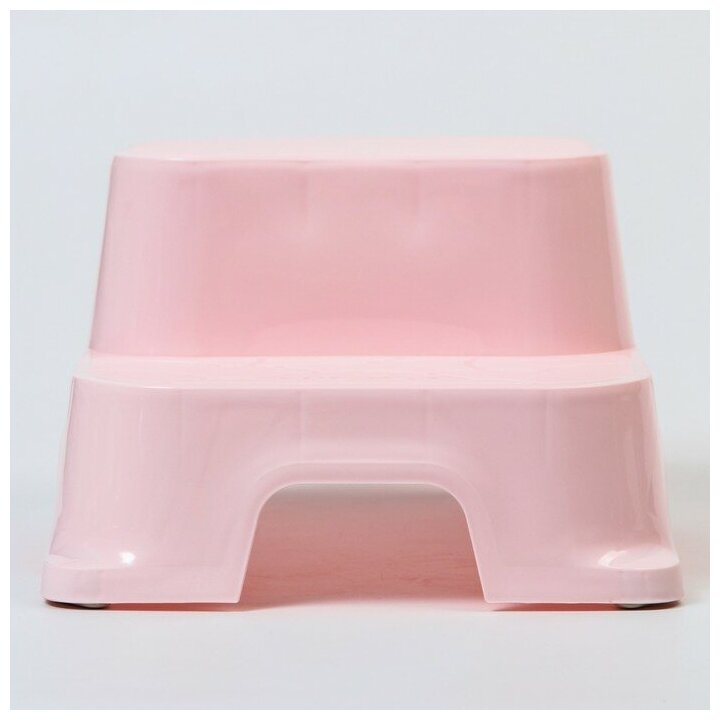 Табурет-подставка детский, цвет светло-розовый - фотография № 2