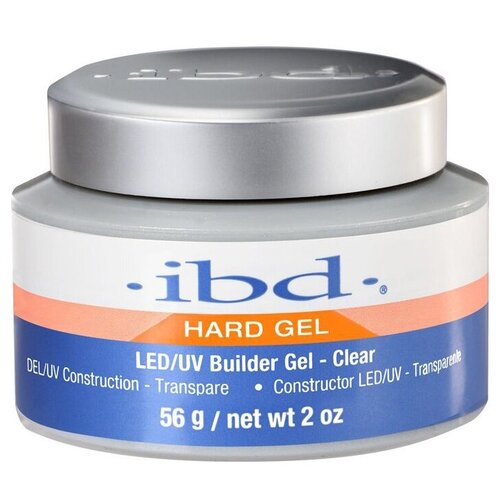 Ibd гель LED/UV Builder Gel конструирующий, 56 мл, clear ibd конструирующий прозрачный гель uv builder gel clear 14 гр